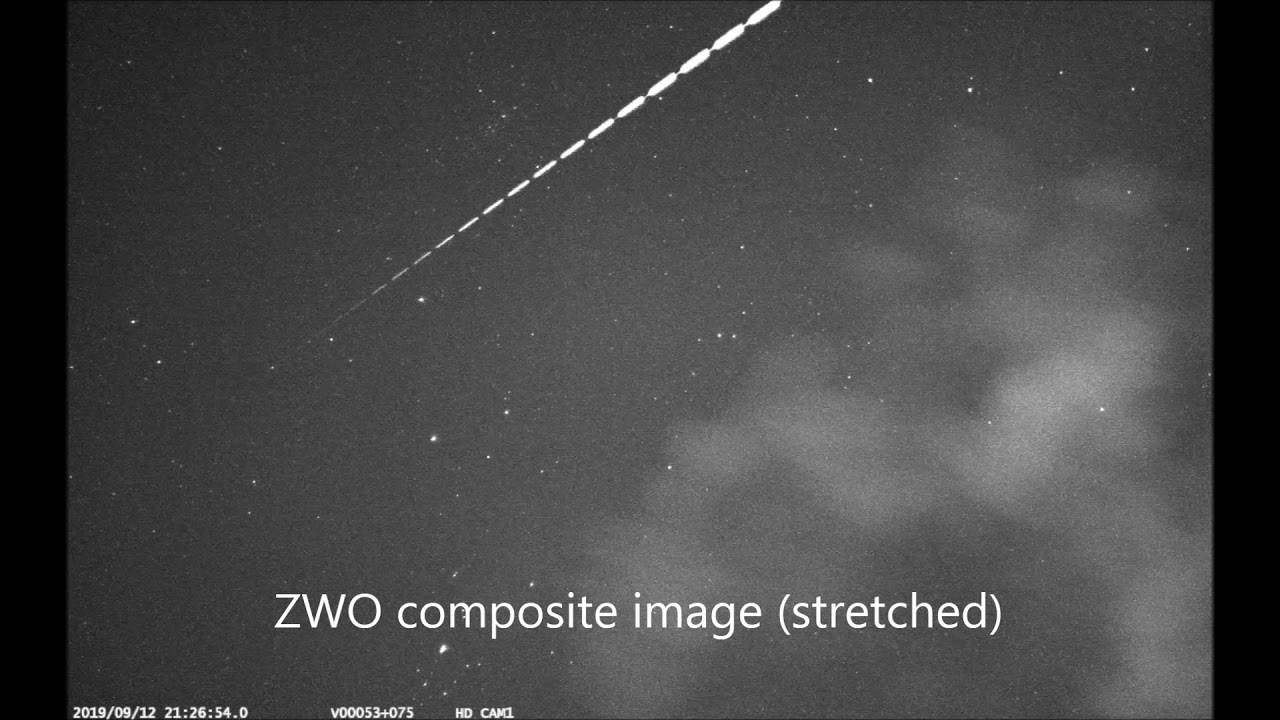 ZWO and DMK meteor comparison