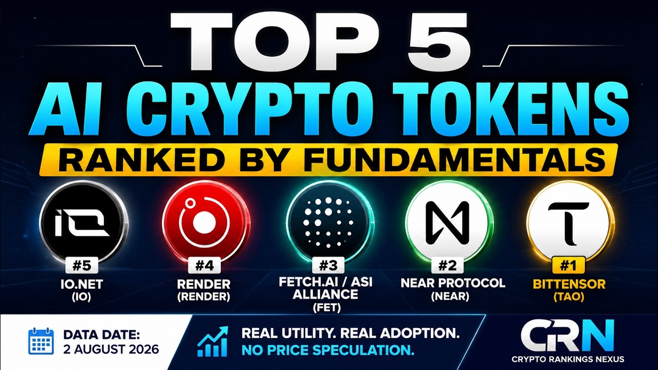 Top 5 AI Crypto Tokens Ranked by Fundamentals (2026)
