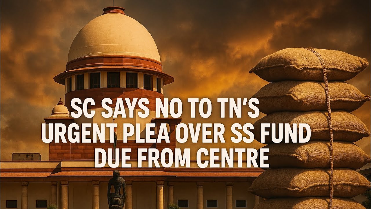 Why Tamil Nadu&rsquo;s Kids Are Caught in a ₹2,151 Cr Education Fund Fight! 😱 Supreme Court Says &lsquo;Wait&rsquo;!