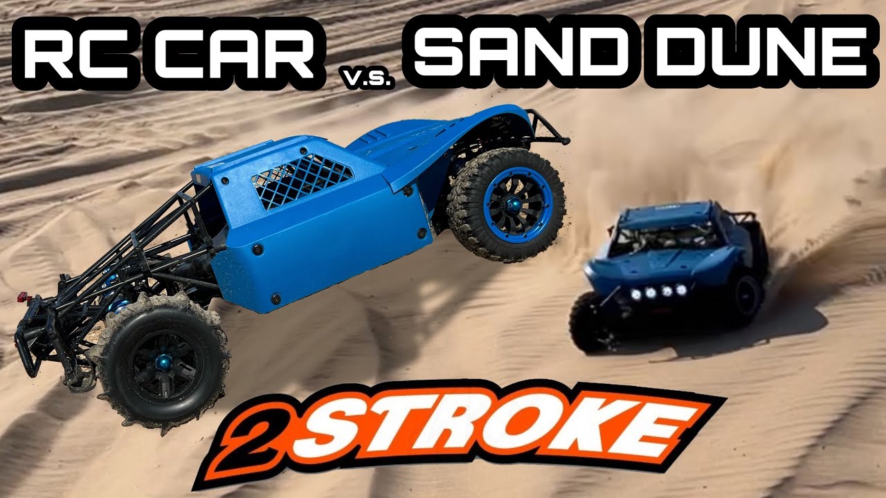 RC Cars at the Sand Dunes! (Losi 5T/30DN & Traxxas UDR)