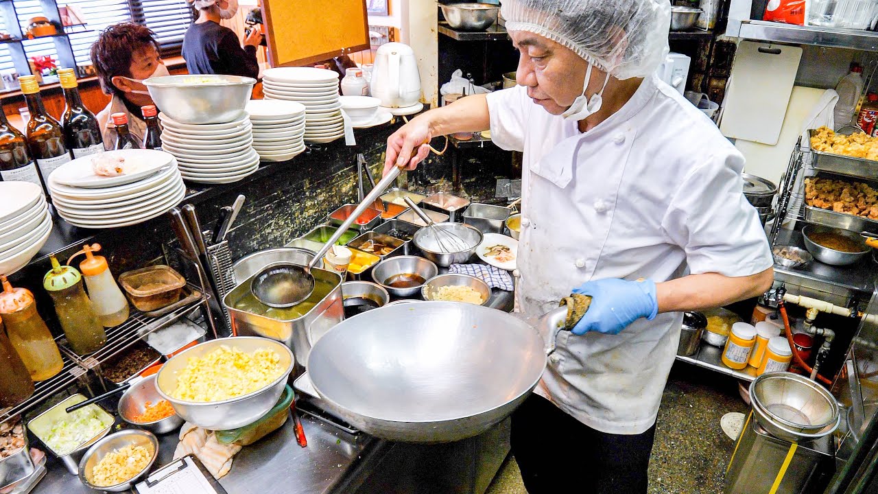 【明石市】熟練の炒飯鍋振り職人！鮮やかな注文さばきが炸裂する大衆町中華の一日丨Egg Fried Rice-Wok Skills In Japan