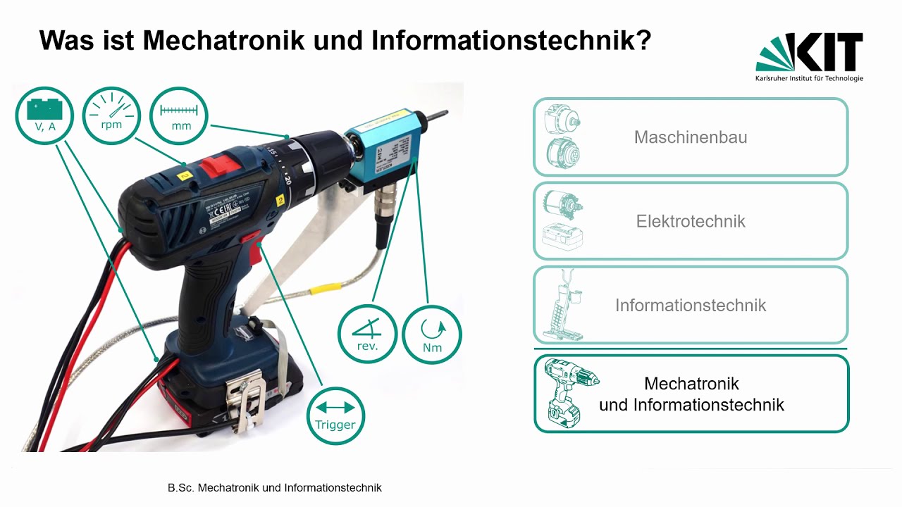 Studiengang: B.Sc. Mechatronik und Informationstechnik am Karlsruher Institut für Technologie (KIT)