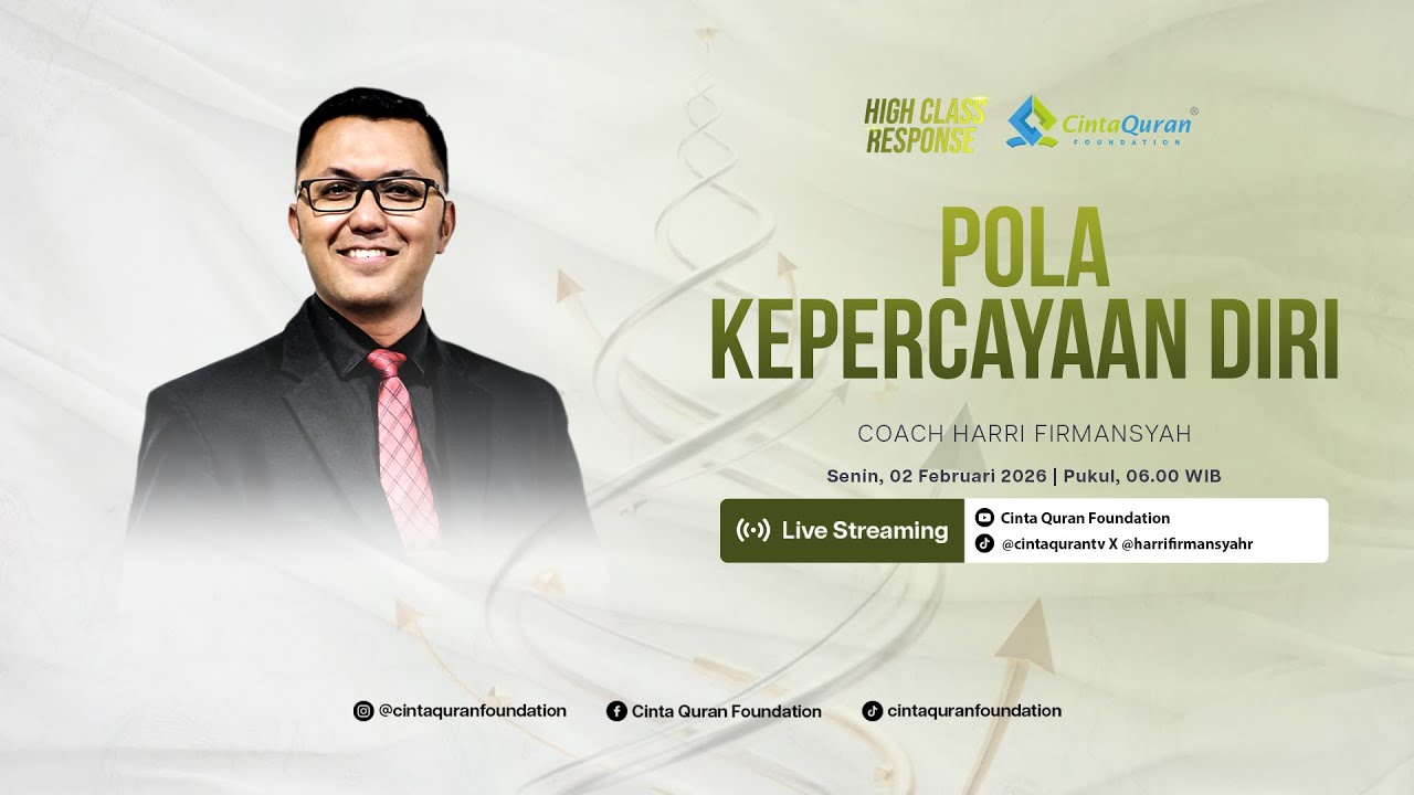 [LIVE] Pola Kepercayaan Diri | Bersama Coach Harri Firmansyah