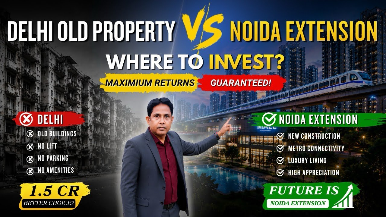 🔥 Delhi NCR Property Investment Comparison | Best Choice for Buyers | Real Estate Delhi NCR