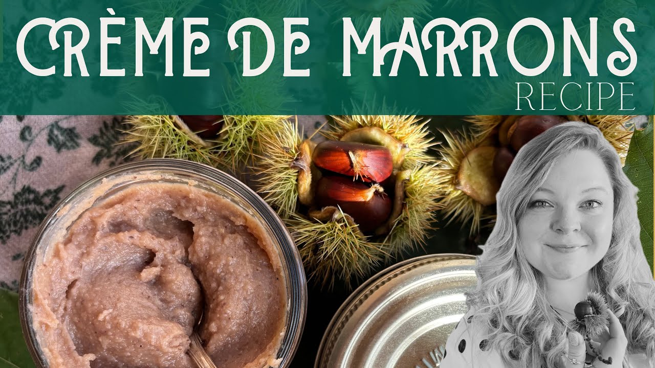 How to Make Chestnut Cream from Scratch Crème de Marrons 🌰 Fall Baking Inspiration 🍂