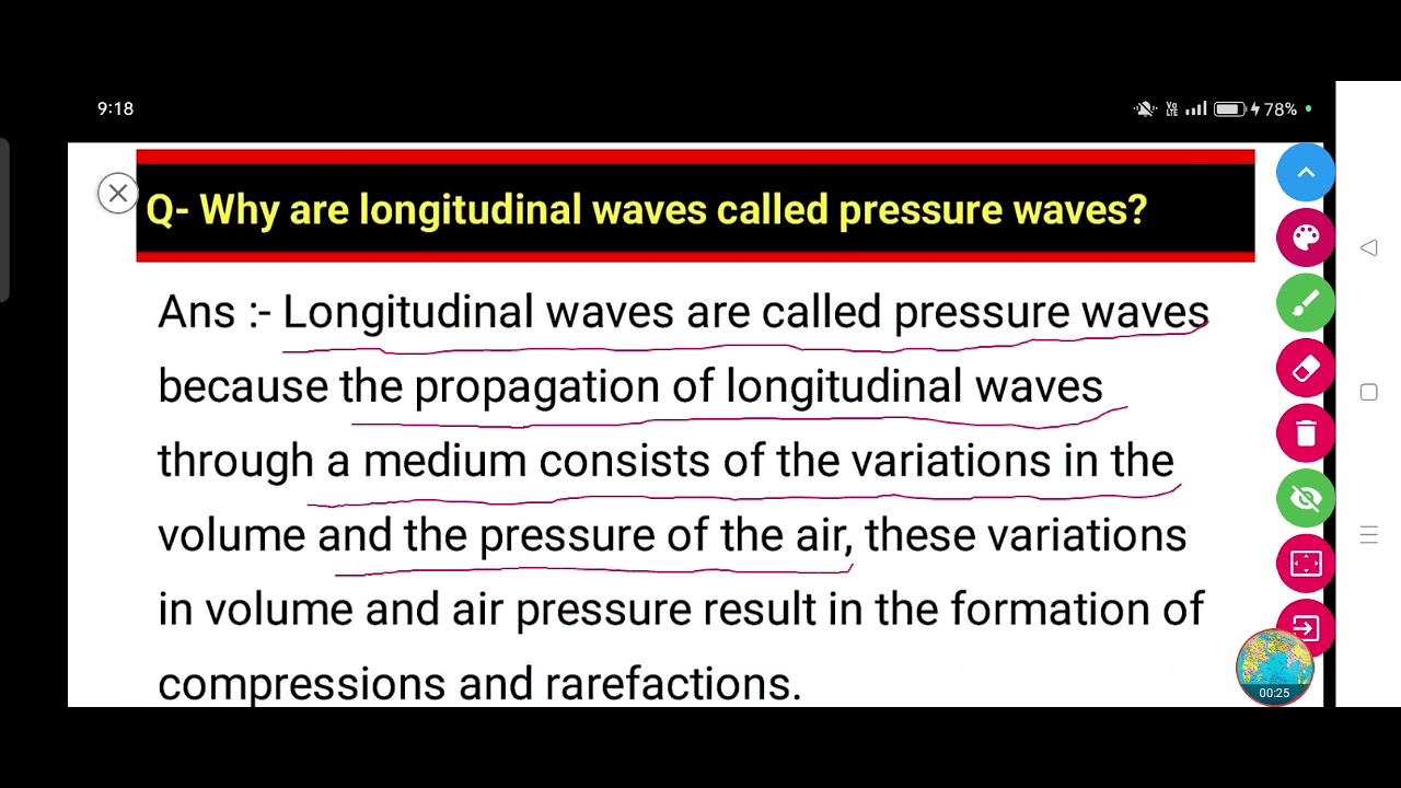 Why are longitudinal waves called pressure waves?