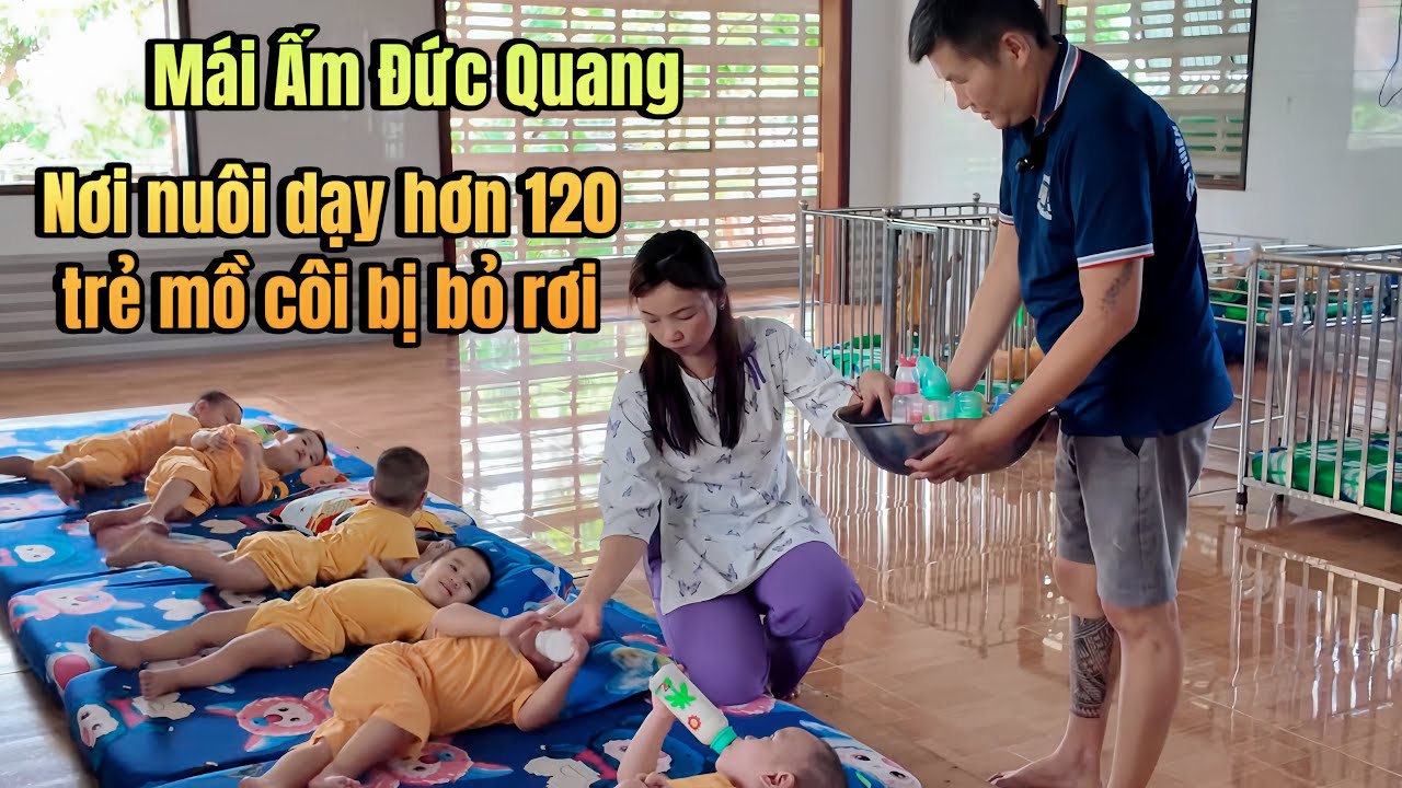 Giờ ngủ trưa của các con mồ côi tại Mái Ấm Đức Quang | 