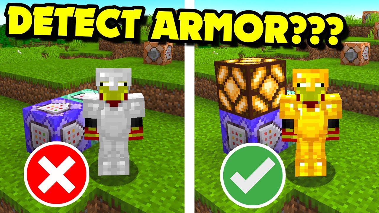 How to Detect PLAYER ARMOR With Command Blocks in Minecraft 1.21.5+ Java?! Armor Detector [Easy]