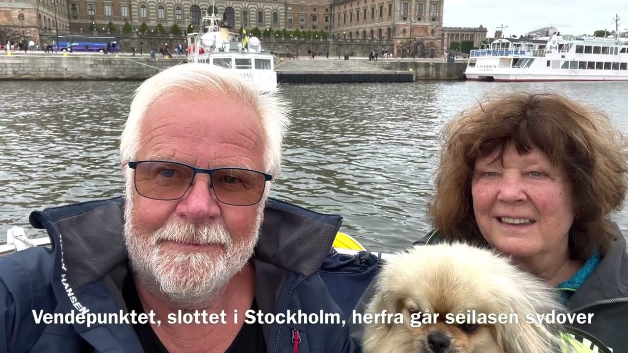Sommertokt 22. Gjennom Trollhätta kanal, Vänern, Göta kanal og Södertälje kanal til Stockholm