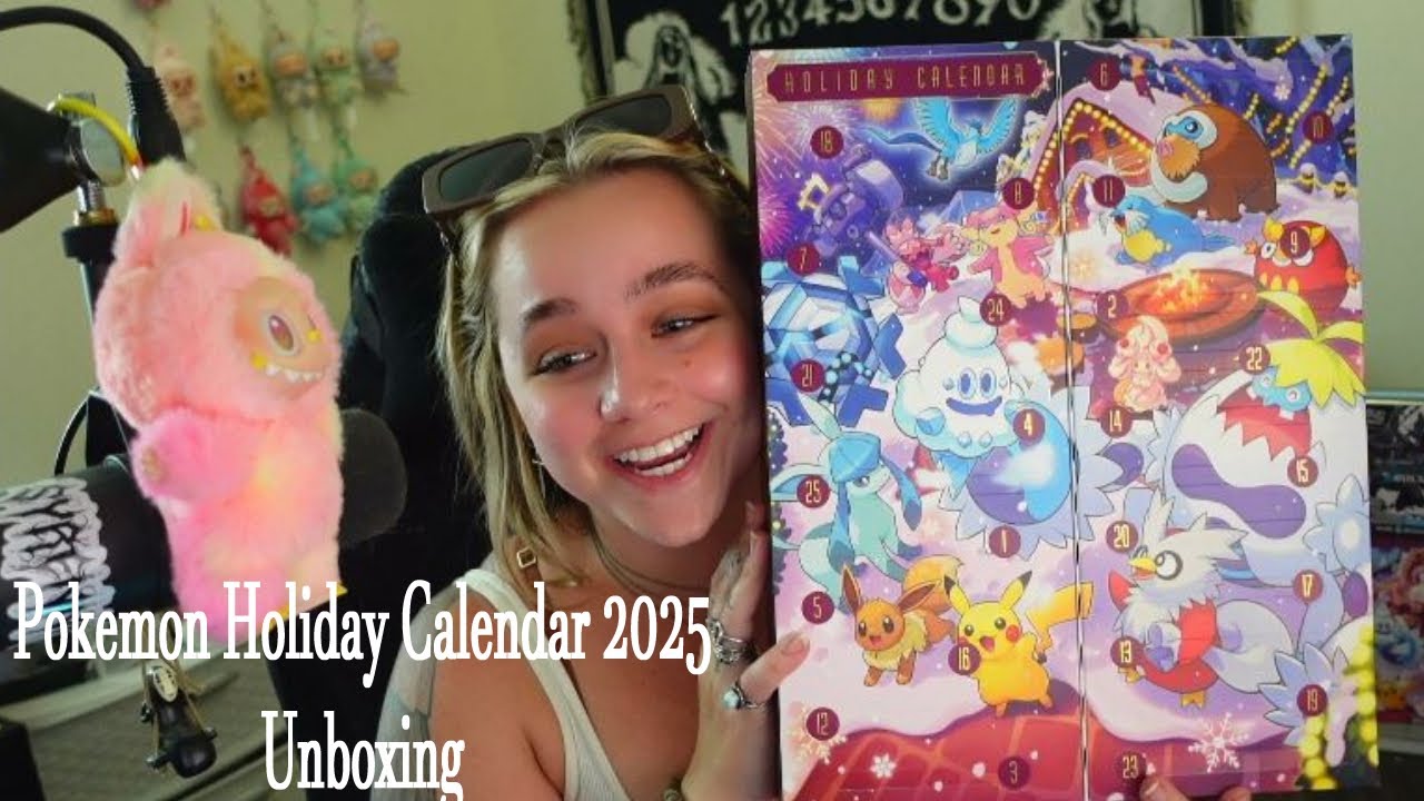 Pokémon Holiday Calendar Unboxing