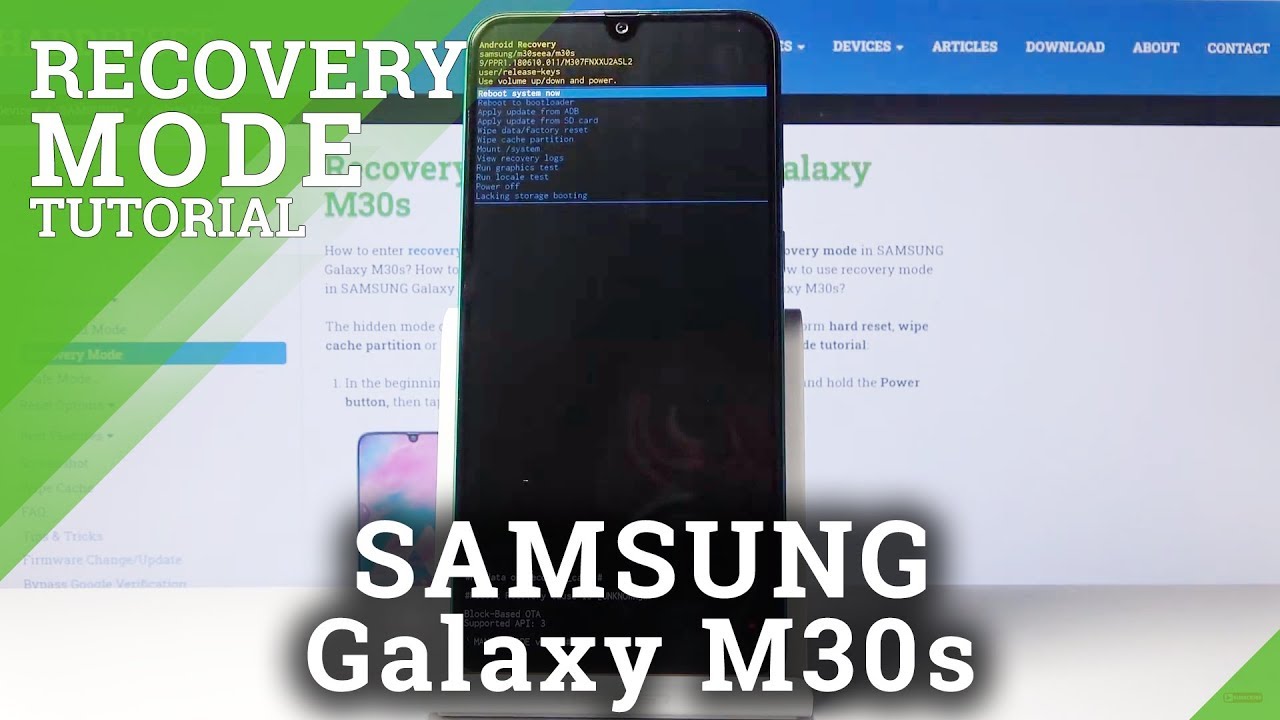 Recovery Mode in Samsung Galaxy M30s – How to Open & Use Recovery Menu