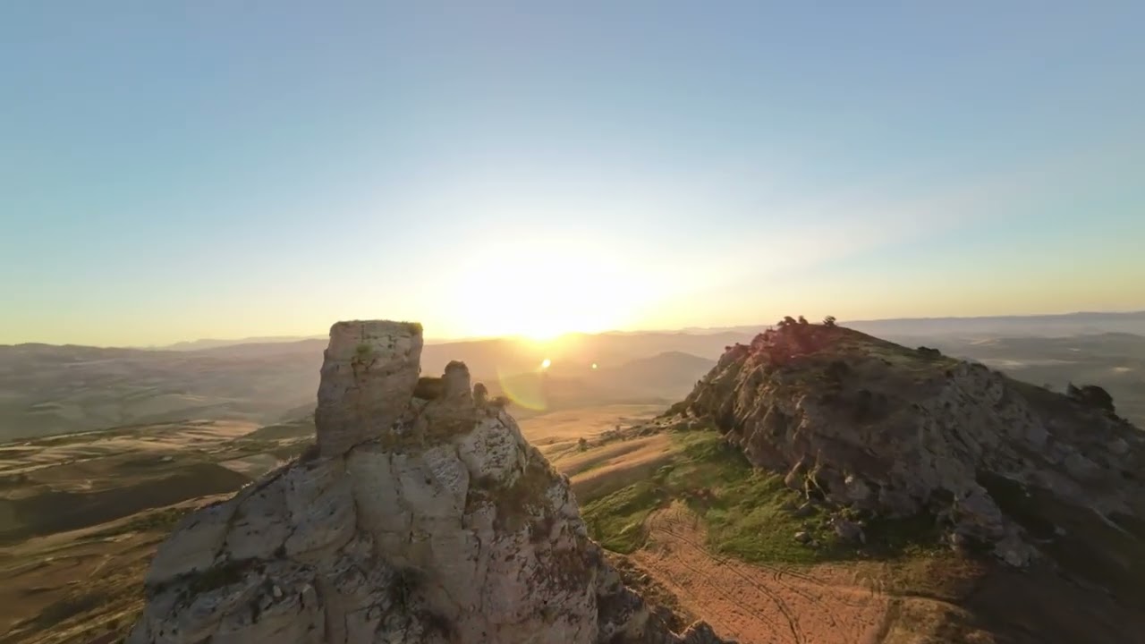 San Paolino mount - Sutera - Sicily in 4k