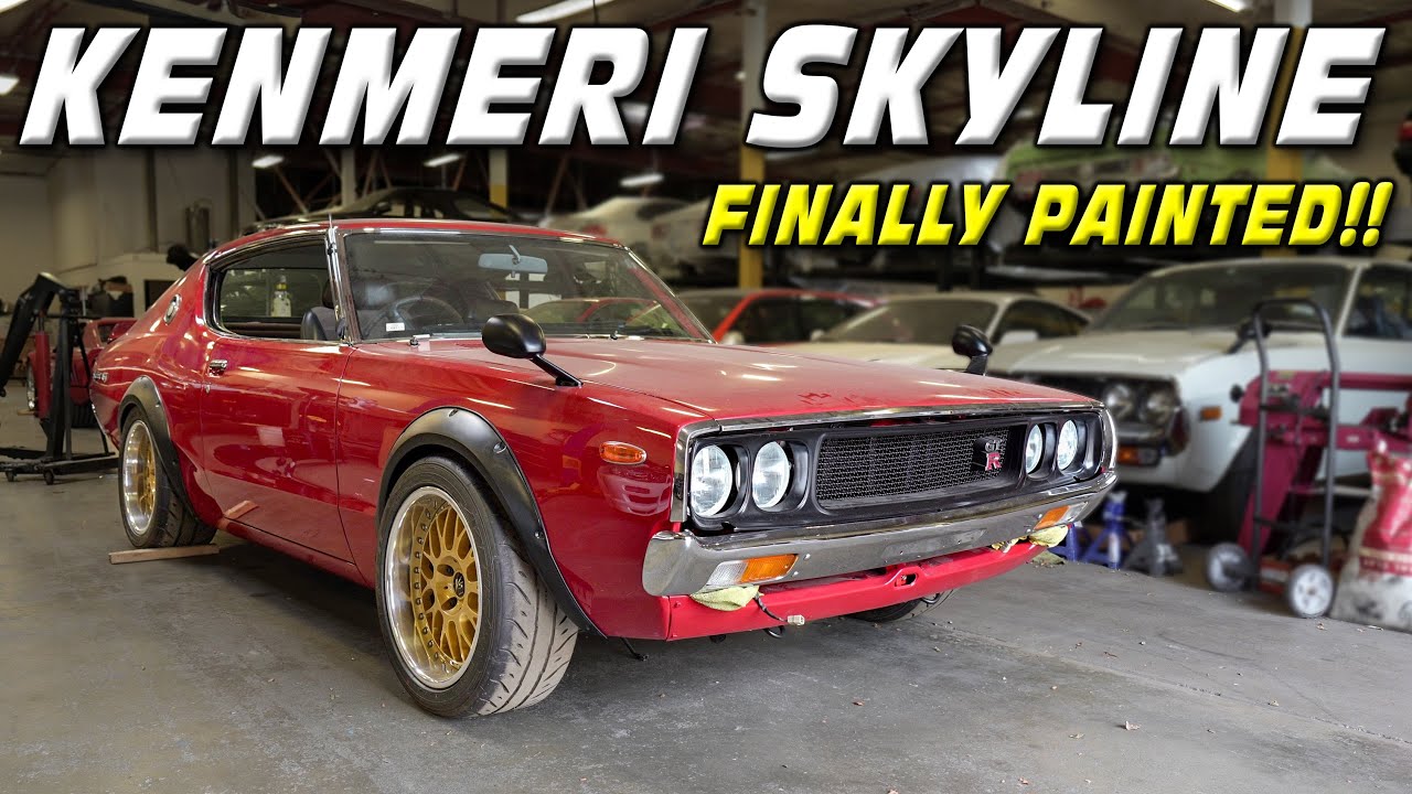 Nissan Skyline Kenmeri with an RB26 Rocking It's New Color