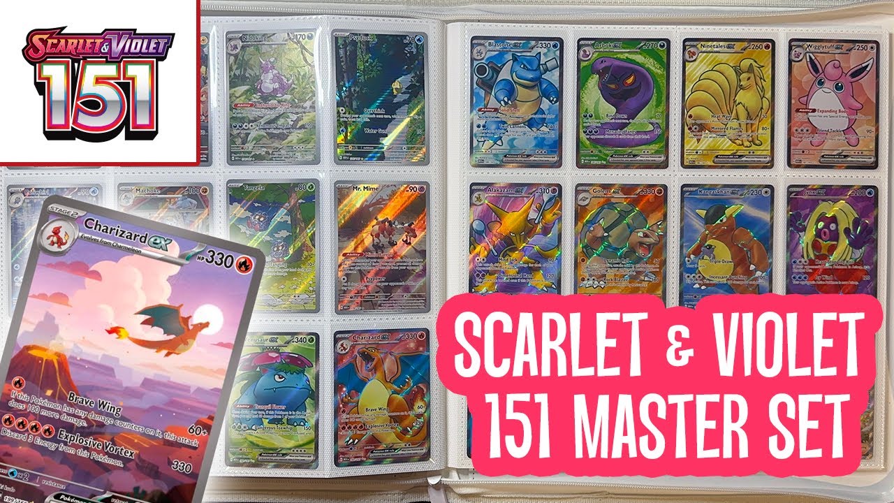 Pokemon SV 151 Complete Master Set - 360 Cards + 7 Promos and Variant Energies!
