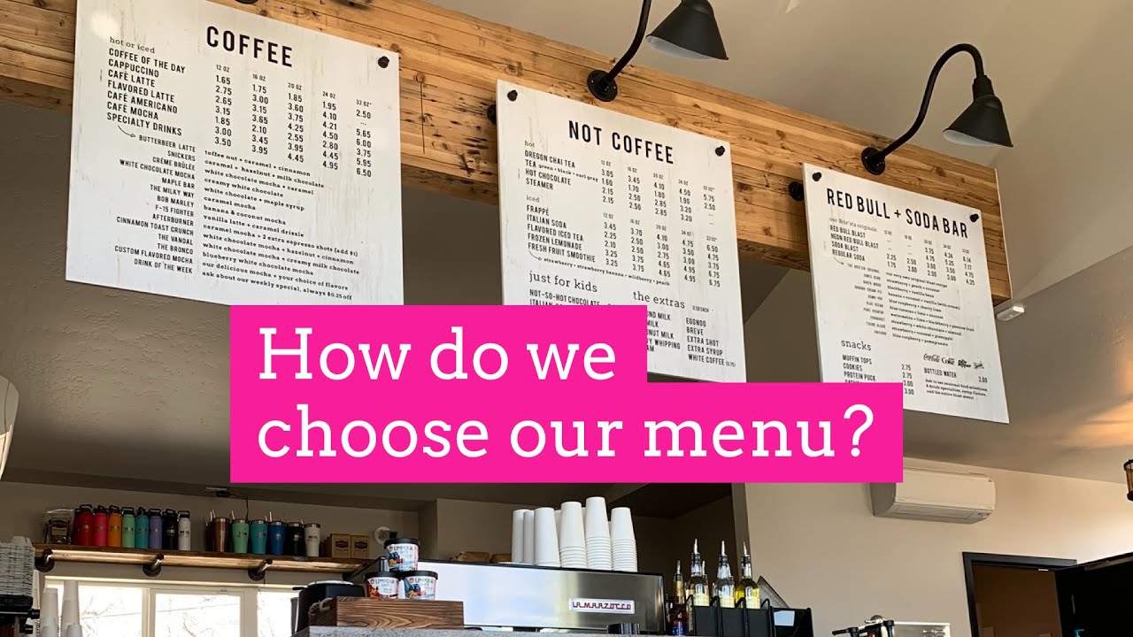 Choosing a roaster & designing your menu // Our tips for opening a coffee shop!