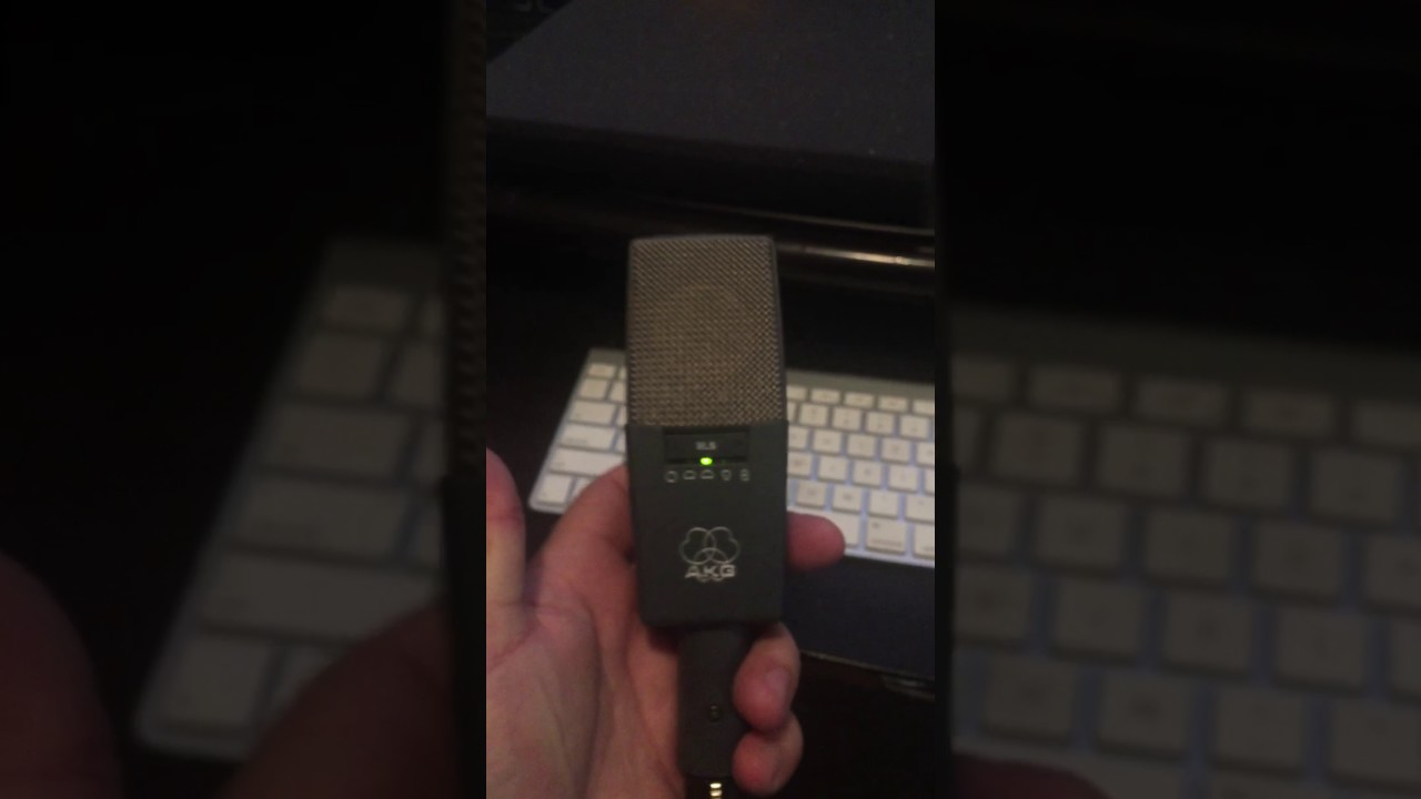Testing AKG c414b mic sold on eBay on 8/7/2017