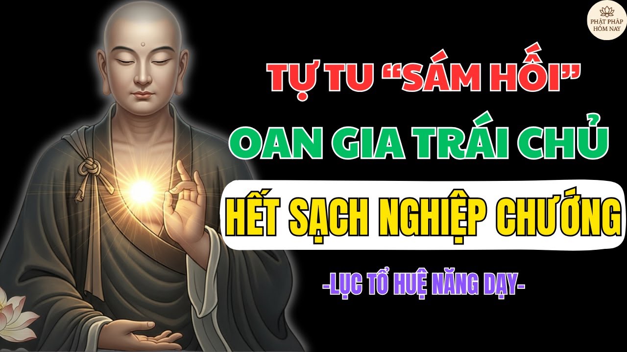 LỤC TỔ HUỆ NĂNG DẠY: TỰ MÌNH SÁM HỐI – OAN GIA TRÁI CHỦ HẾT SẠCH NGHIỆP CHƯỚNG | PHẬT PHÁP HÔM NAY