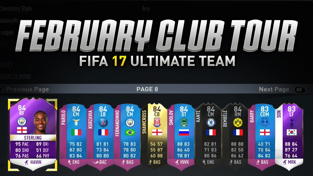 THE BEST UNTRADABLE CLUB ON FIFA 17? (February Club Tour)