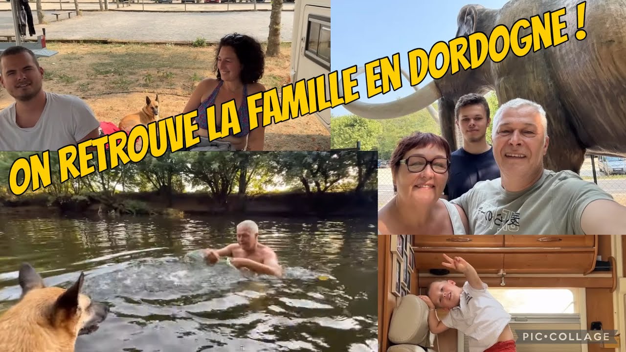 #162 En Dordogne, on visite les grottes du roc de Cazelle puis on a de la visite !