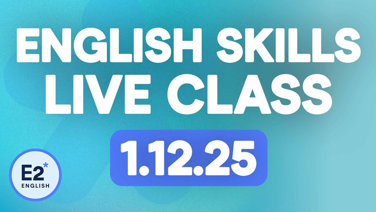 FREE English Grammar Skills Class - LIVE Monday December 1st!