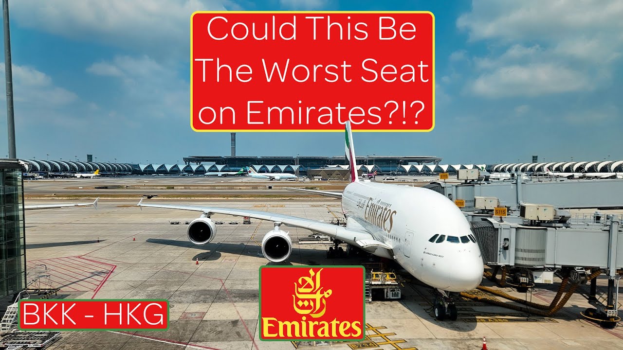 Could This Be The Worst Seat on Emirates?!? | BKK - HKG | Emirates Economy
