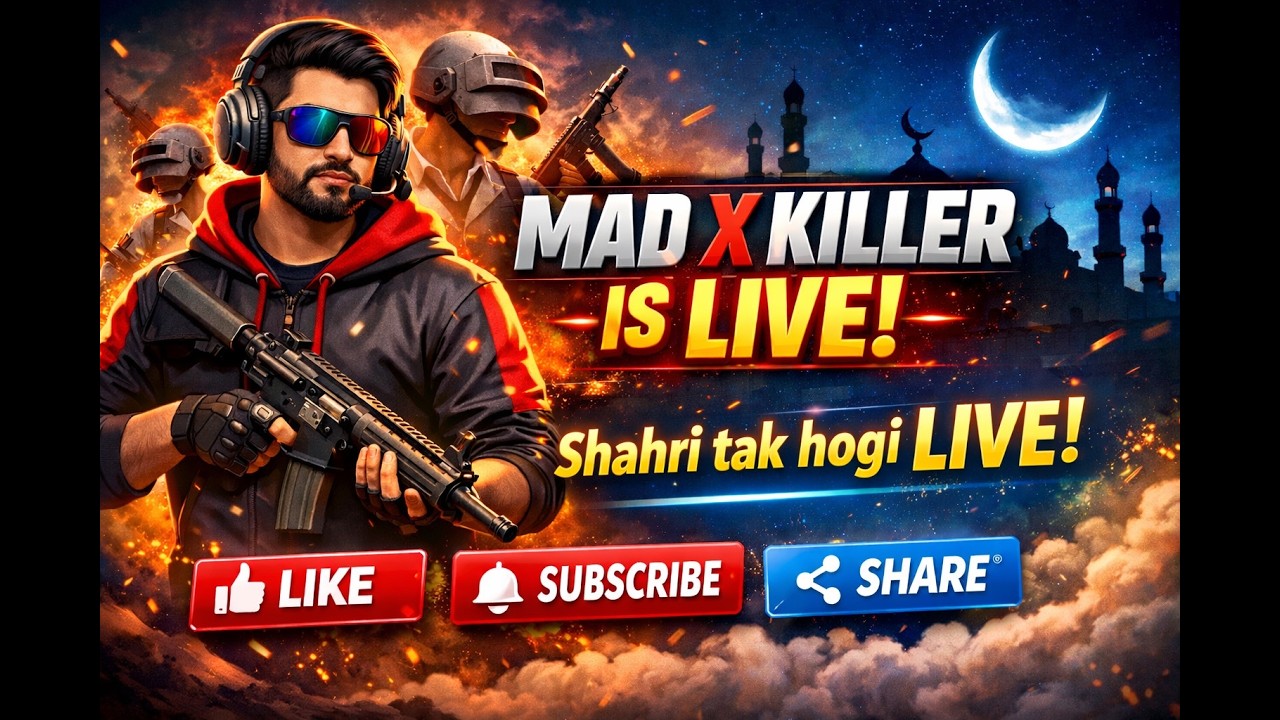 MAD X KILLER LIVE 🔴 | fun Gameplay | PUBG