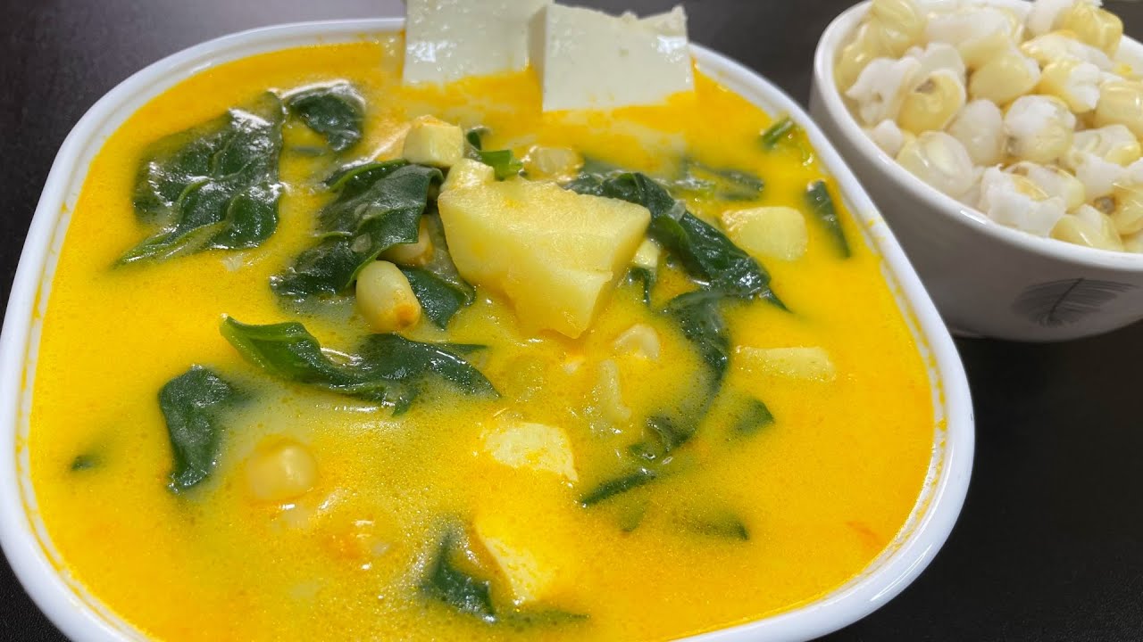 Sopa de Espinacas - F&aacute;cil, R&aacute;pida de preparar y muy deliciosa.
