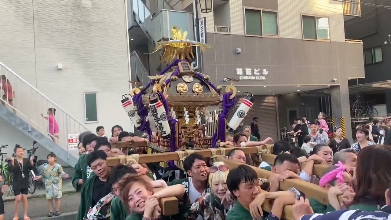 【潮田神社例大祭】令和五年度　町内神輿渡御