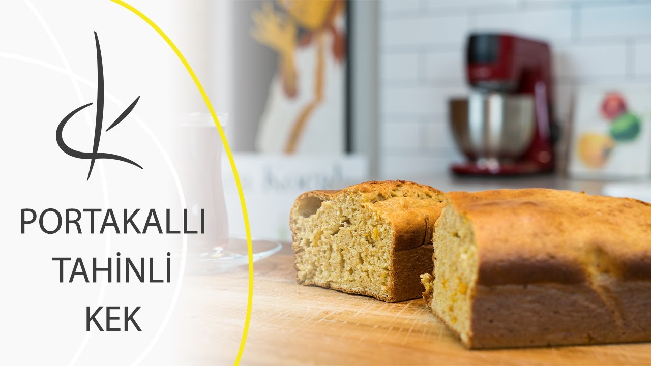 Portakallı Tahinli Kek I Dilara Koçak I Afiyetle Diyet