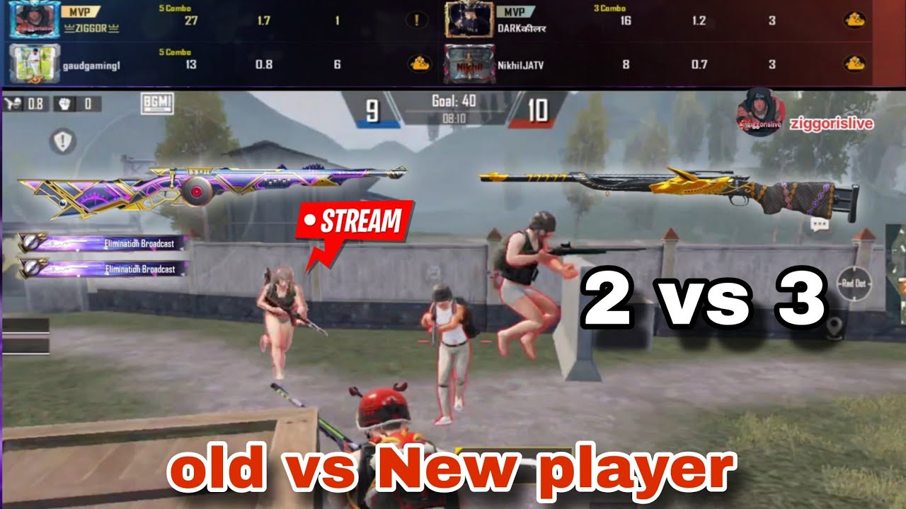 Old player 2018 New player 2024 2vs3
