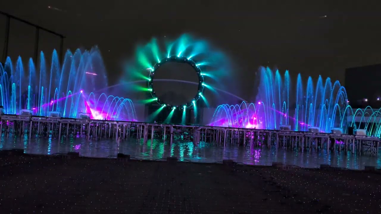 Water Fountain and illuminations 