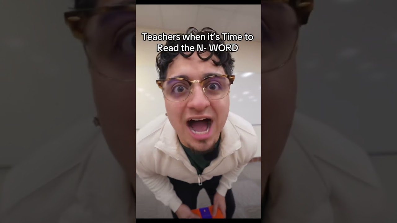 Teachers when its time to say the n word  #funny #subscribe #funnyvideo #crazy #follow #school