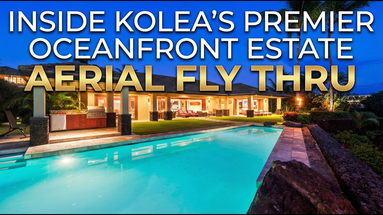 - Inside Kolea’s Premier Oceanfront Estate - The Palms at Kolea Aerial Fly Thru