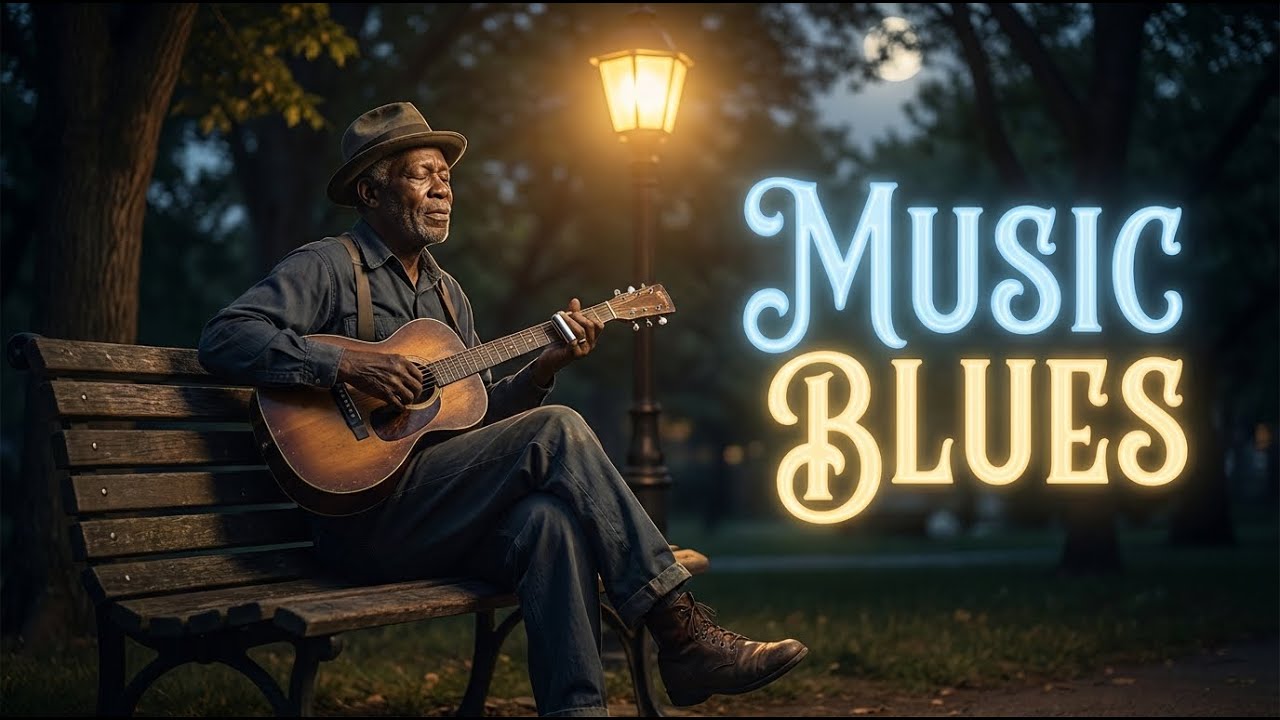 🎧 Blues After Dark – Smooth Slow Blues Guitar Playlist
