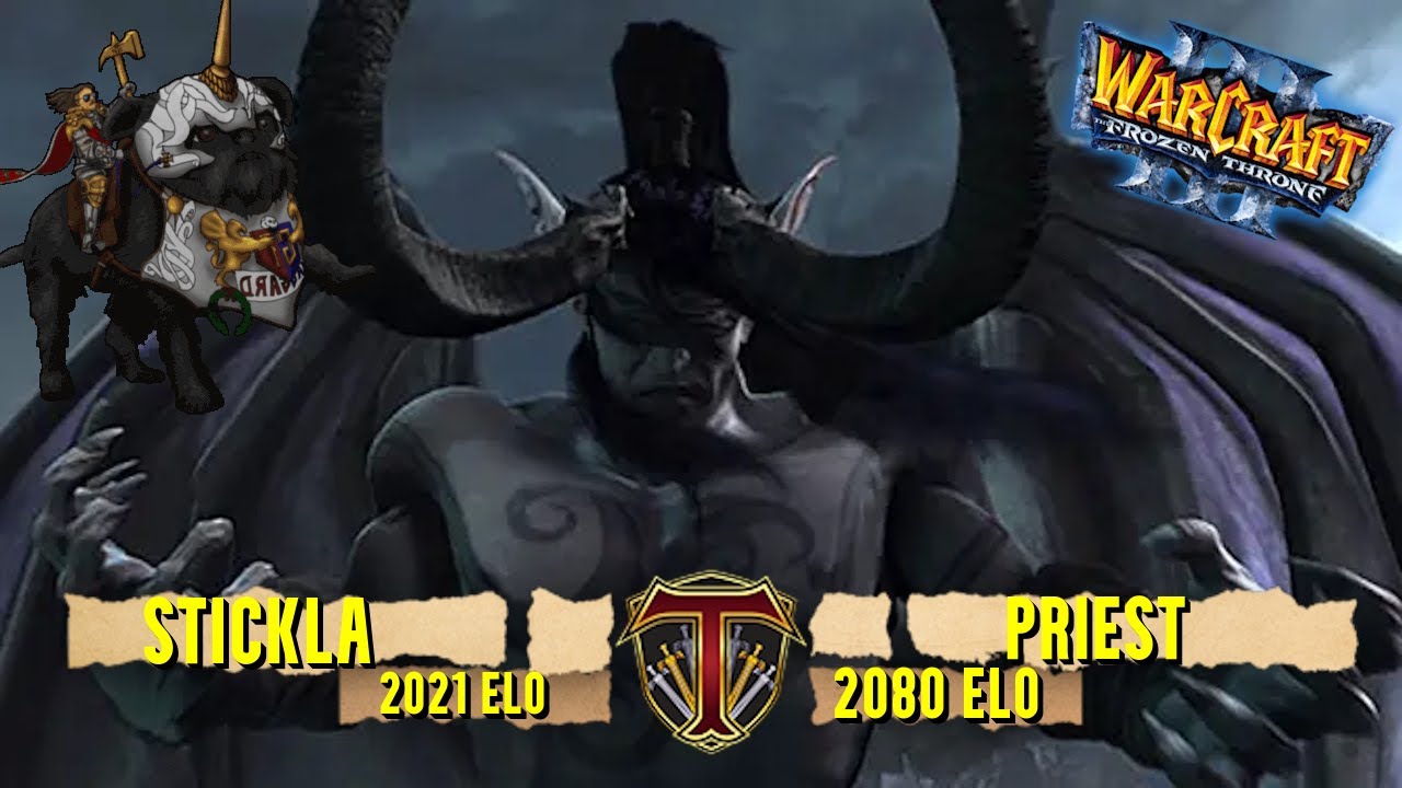 Casted Warcraft 3 Showmatch | Stickla (NE) vs Priest (HU) - High ELO B03 Duel!