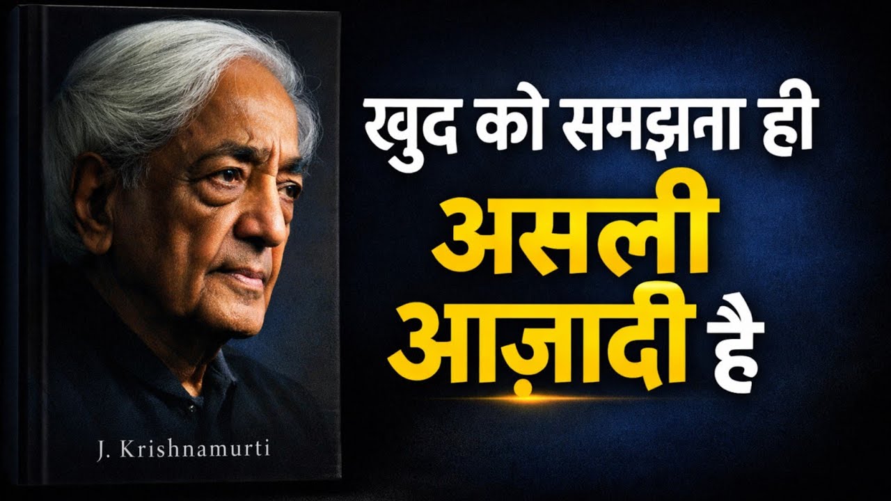 भ्रम में जी रहे हो तो ये सुन लो | Krishnamurti की सबसे खतरनाक सच्चाई | Hindi Audiobook