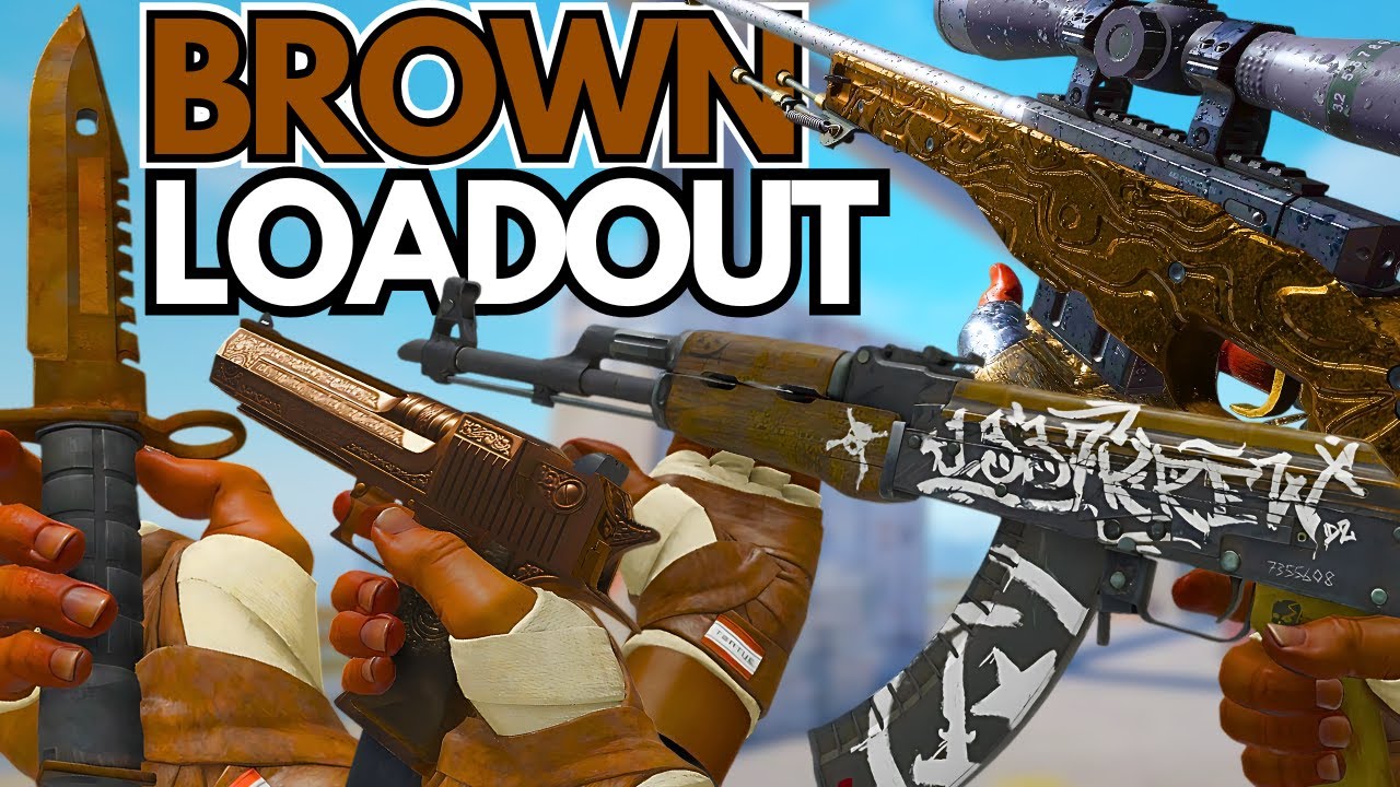 The BEST CHEAP BROWN Inventory in 2025 (BUDGET Rusty Skins Loadout CS2)