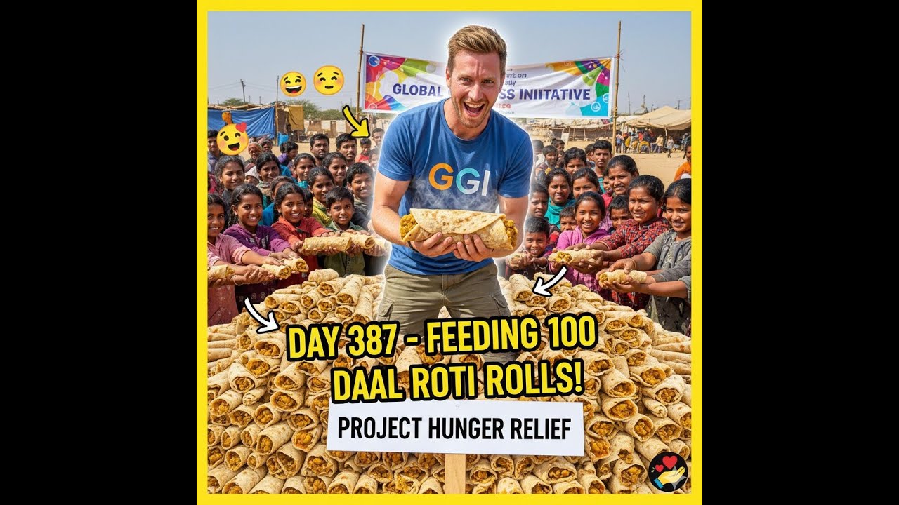 Cooking 100 daal roti rolls for the homeless (Day 387 Ride-along)