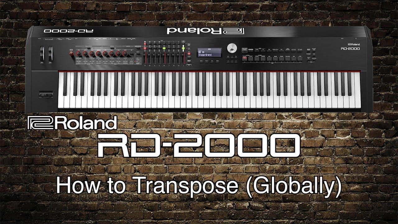 RD-2000 - How to Transpose Globally