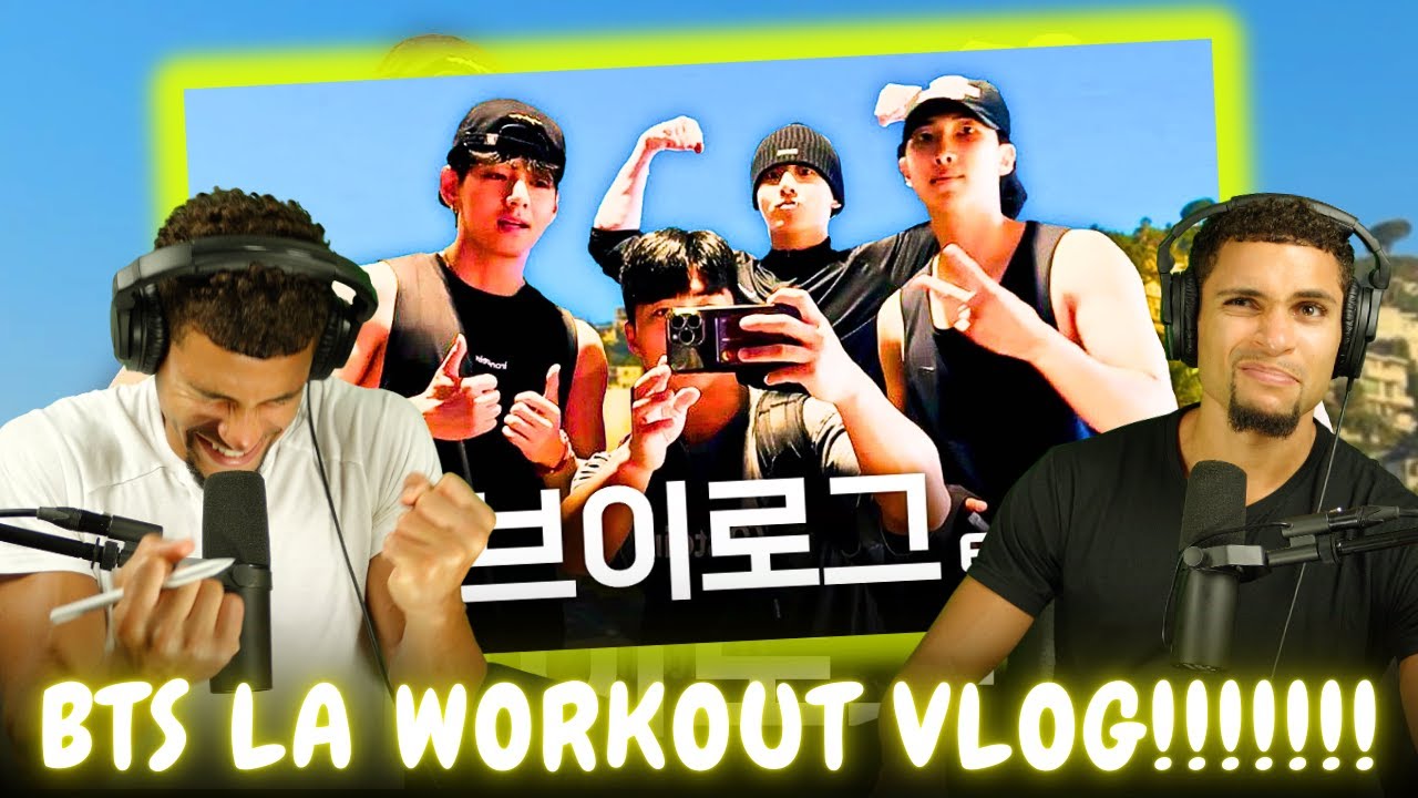 РЕАКЦИЯ НА BTS LA GYM VLOG!!!