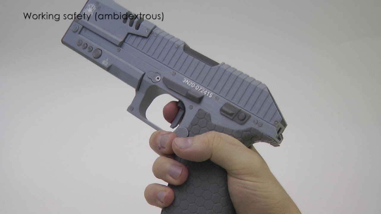 Apex Legends P2020 3D printed replica prop with functional features