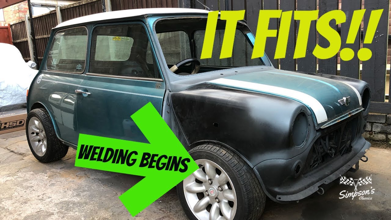 Передние панели наконец-то подошли друг к другу! - Классический Mini Cooper Sportspack MPI
