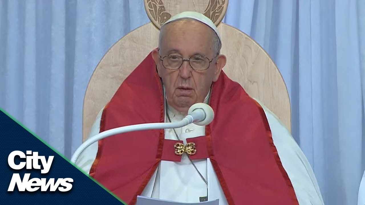 Pope Francis public mass in Edmonton - July 26