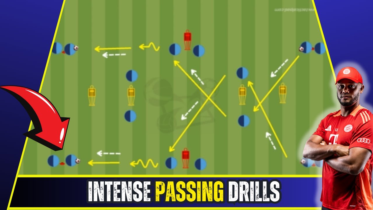 Intense Passing Drills Used by FC Bayern Munich Players!