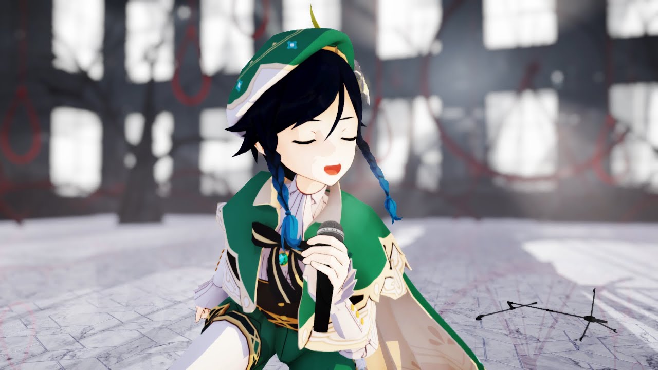 (Genshin impact mmd) Lost One's Weeping ロストワンの号哭 (Venti)