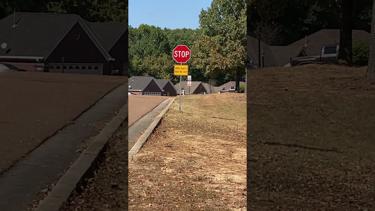 A stop sign and a speed limit sign. 