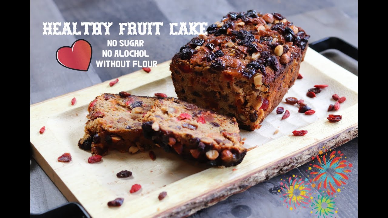 Easy Fruit Cake | No Flour | Low carbs | Monk Fruit Sugar | Healthy | Chirstmas Cake | Plum Cake