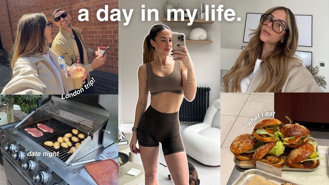 A DAY IN MY LIFE | date night meal, asos hq, home gym updates