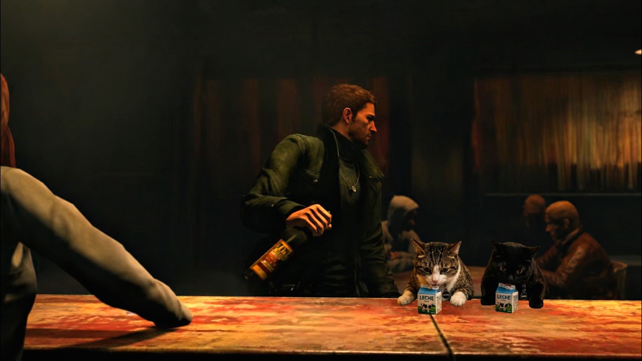 CHRIS REDFIELD, ALCOHOLICO GOLPEADOR DE ROCAS (Resident Evil 6)