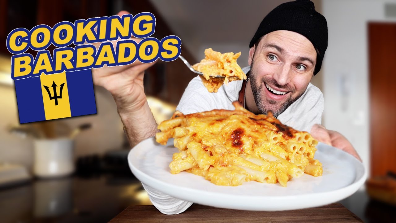 COOKING BARBADOS: Macaroni Pie 🇧🇧